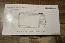 SM-616 Portable Video Radio FM/AM/SW with Bluetooth MP3 Player