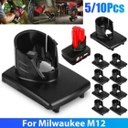 5/10x Battery Case Top Plastic Cover Shell for Milwaukee M12 Cordless Power Tool