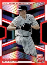 2023 Panini Elite Extra Edition #44 Sean Sullivan Prime Numbers A Die Cut #/200