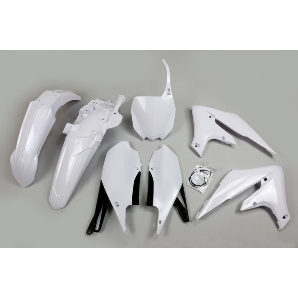 Kit Plastique Complet UFO Yamaha Blanc yakit321-046 pour Moto