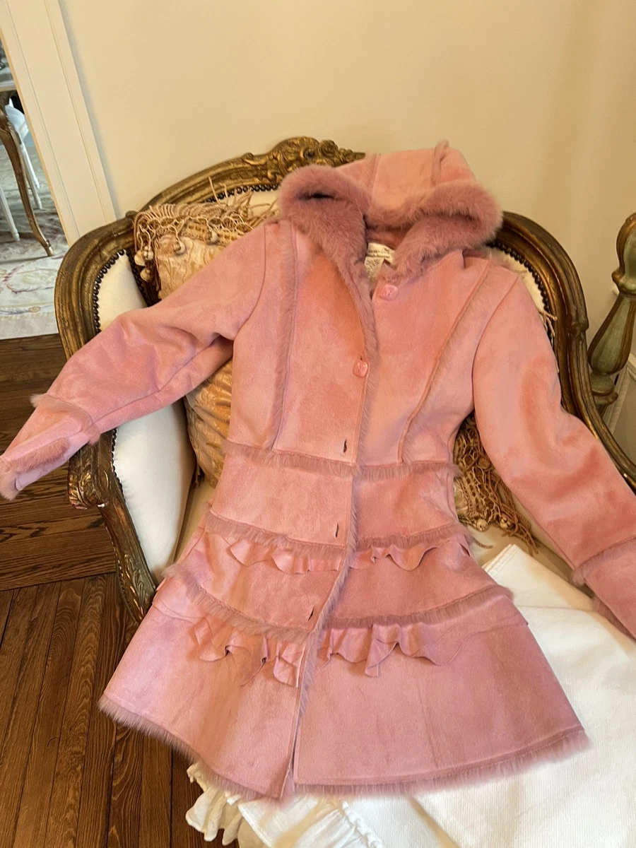 Acheter Manteau d'hiver pour filles, veste en fausse fourrure pour enfants, veste à capuche en peluche et veste épaisse en velours