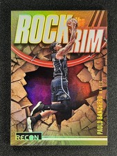 2023-34 Panini Recon Basketball Paolo Banchero #1 Gold Rock The Rim Magic /10
