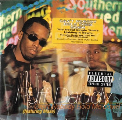 Puff Daddy Featuring Mase - Can't Nobody Hold Me Down (Mint (M)) Hip Hop (CD, Si