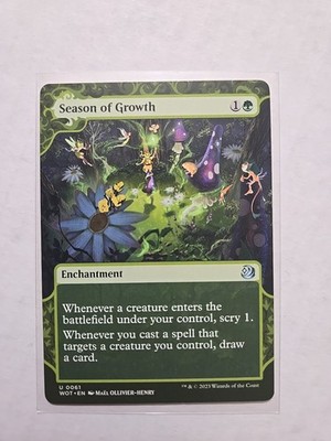 Season of Growth - Wilds of Eldraine: Enchanting Tales - LP - MTG Magic Enchant