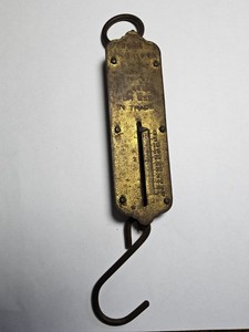 Antique Hanging Scale JOHN CHATILLON & SONS 50 Pounds For Restoration