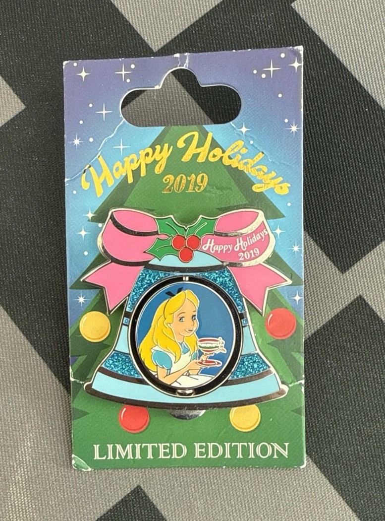 NEW Disney Happy Holidays 2019 Grand Floridian Resort Alice in Wonderland Pin LE