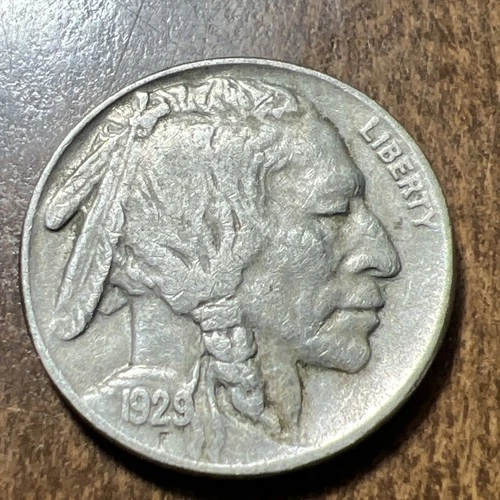 1929-S Buffalo Nickels Actual Nickel good Condition