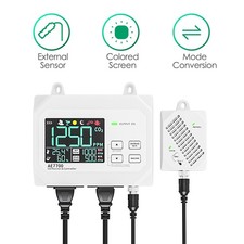 CO2 Monitor & Controller CO2 Concentration Tester Controller 0~9999ppm RDPM