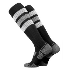 Evoshield Black White Striped Baseball/Softball Game Socks All Sizes Available