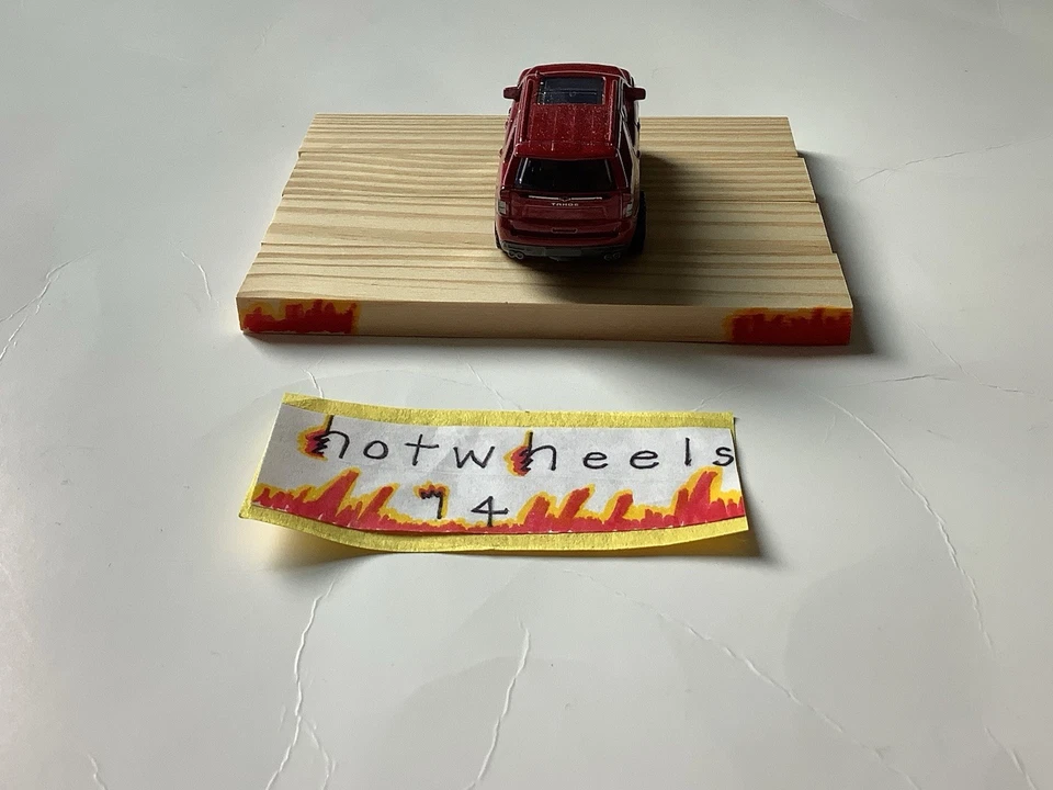 Matchbox Moving Parts Red 2022 Chevy Tahoe w/ Opening Hood - Image 4 of 4