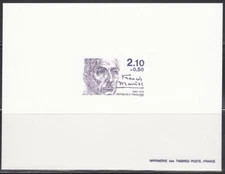 France ScB572 Writer Francois Mauriac, Deluxe Proof.