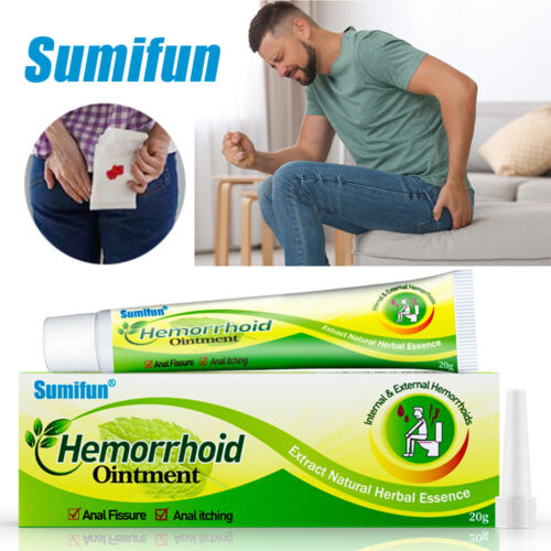 Hemorrhoid Cream Ointment Internal Piles External Anal Fissure Cream Pain-Relief - Picture 1 of 9