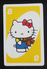2012 Hello Kitty Uno Card Yellow 8