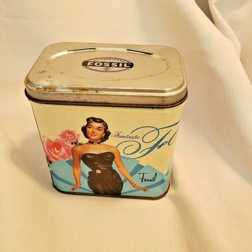 Collectible Fantastic Fossil Watch Tin 