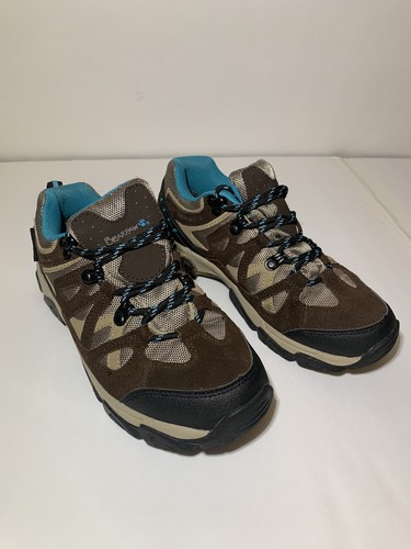 Women's 6 Waterproof Shoes Brown Leather Hiking Walking Lace Up Bearpaw