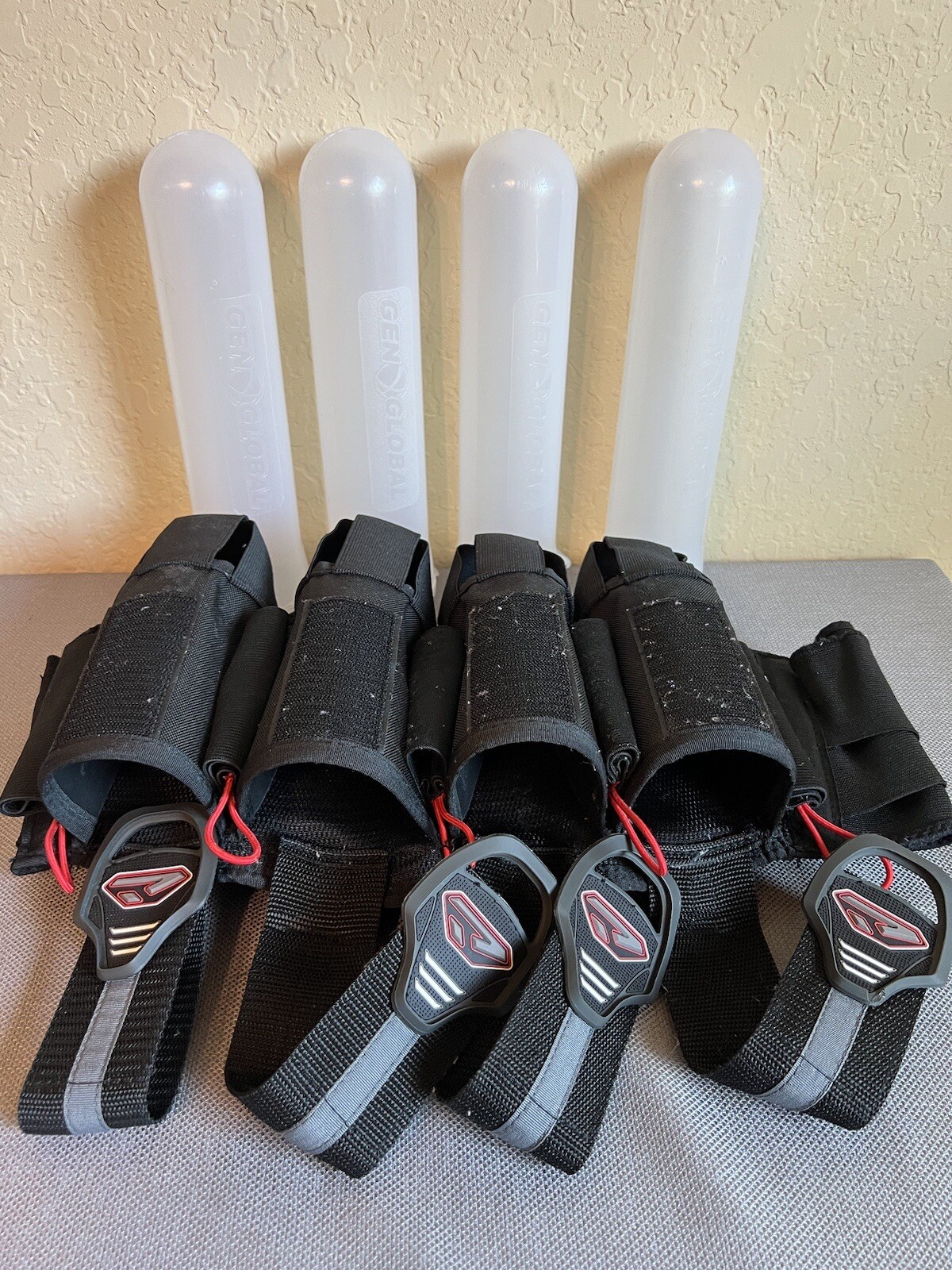 Dye Proto Fighter 4+5 Paintball Harness /podpack and 4 Pods Included!