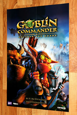 Goblin Commander Unleash the Horde / R-Type Final Poster 58x39cm PS2 Xbox GC