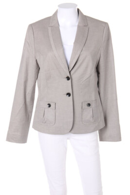 comma Blazer Patch Pockets D 40 brown white
