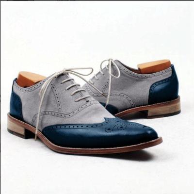 blue and white dress shoes men Mens Two Tone Dress Shoes | Prompt Shipping