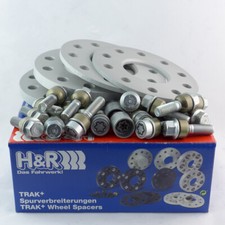 H&R Spurverbreiterung VA+HA ABE für Porsche 10/46mm silber