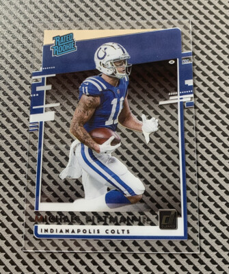 2020 Chronicles Donruss Clearly Michael Pittman Jr. RR-MP Rated Rookie RC Card