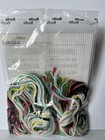 Vtg Bucilla Needlepoint Ornaments 3 Blind Mice Owl Pussycat 3 Little Indians NIP — photo 5