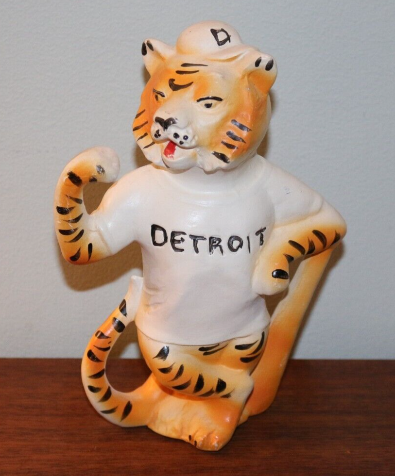Detroit tigers ブロンズ像　置物 Scarce antique 1930's DETROIT TIGERS Baseball CERAMIC Tigers