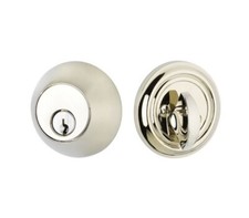 Emtek Satin Nickel Regular Style Single Cylinder Deadbolt 8450US15