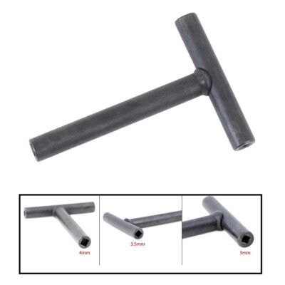 Utoolmart T-Griff Sechskantschlüssel 4mm Aus S2-Stahl – 185mm Gesamtlänge, Ergonomisch