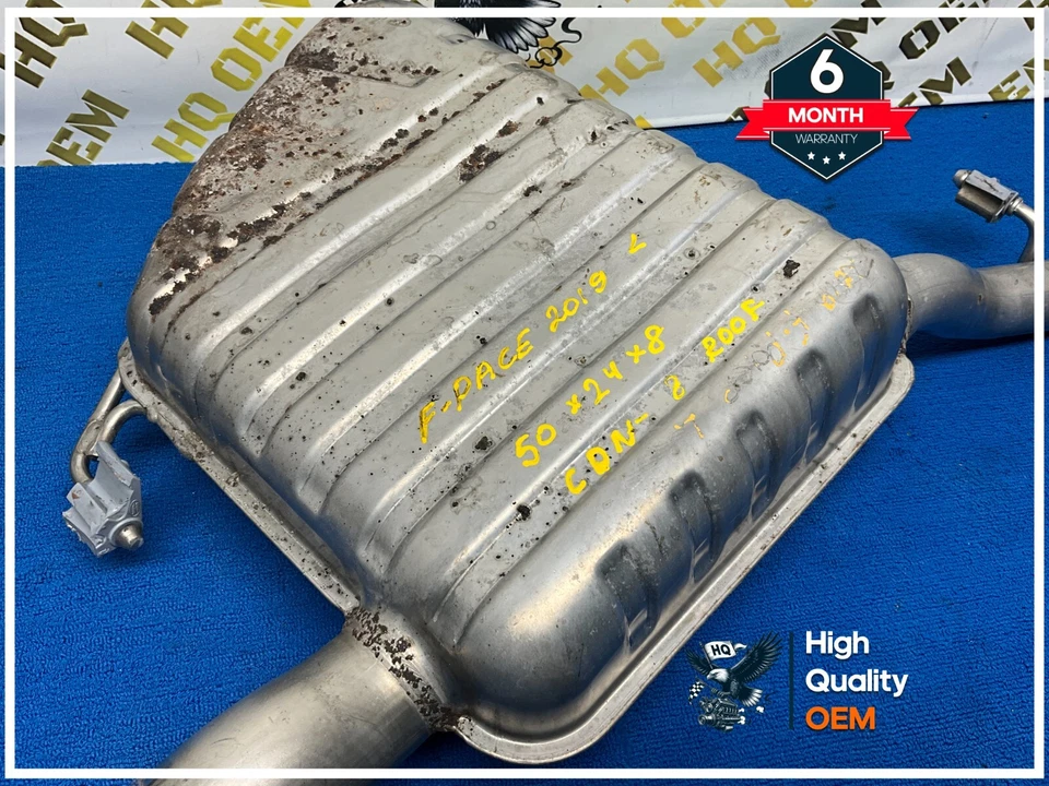 Silenciador de escape trasero izquierdo Jaguar F-Pace 2018-2023 2,0 L gasolina OEM Foto 3 de 4