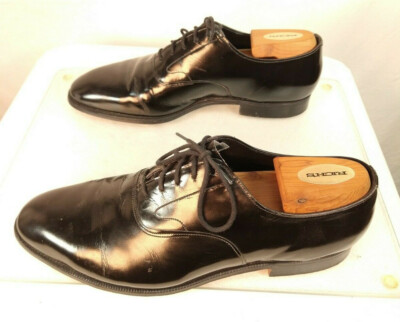 Brooks Brothers The Curzon Men’s Leather Oxford Dress Shoes Black Size 41 Brooks Brothers Curzon English Oxford Formal Dress Shoes US  main image 4