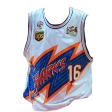 Throwback Yabusele #16 Team Shanghai China Basketball Jersey White