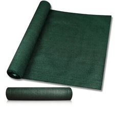 Fabric Roll Cloth Privacy Fence Screen UV Block Patio Garden Shade Cover Green