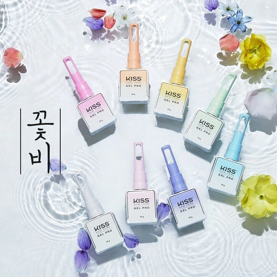 Kiss New York Flower Rain 8 colors set Syrup Glitter Gel Nail Polish K-Beauty - Image 4 of 4