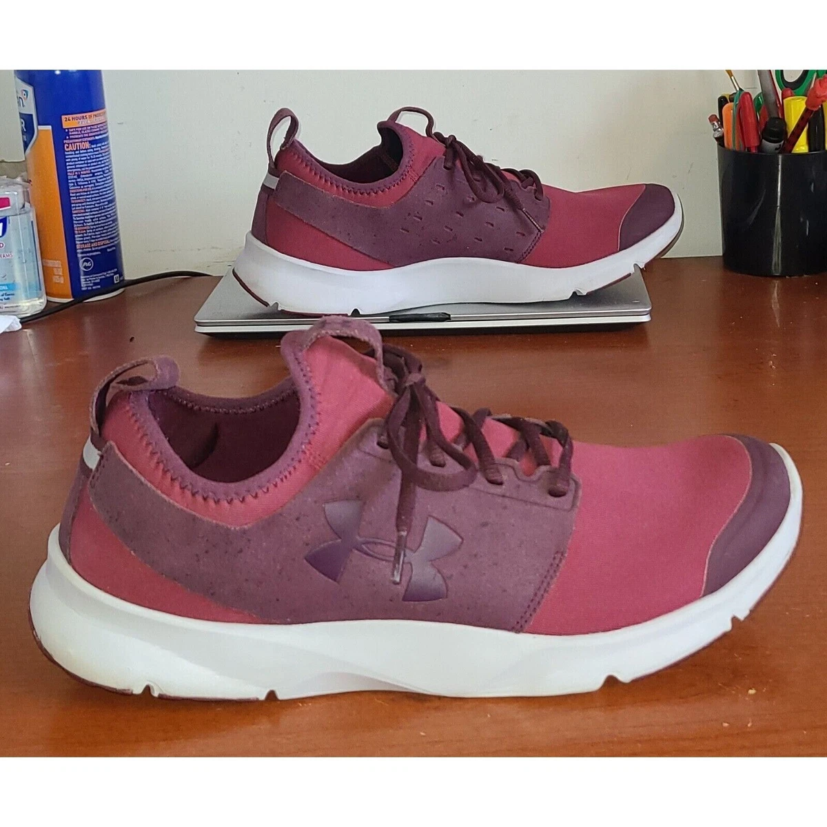 Under Armour Men s Size 13 Drift RN Cardinal Maroon Mineral