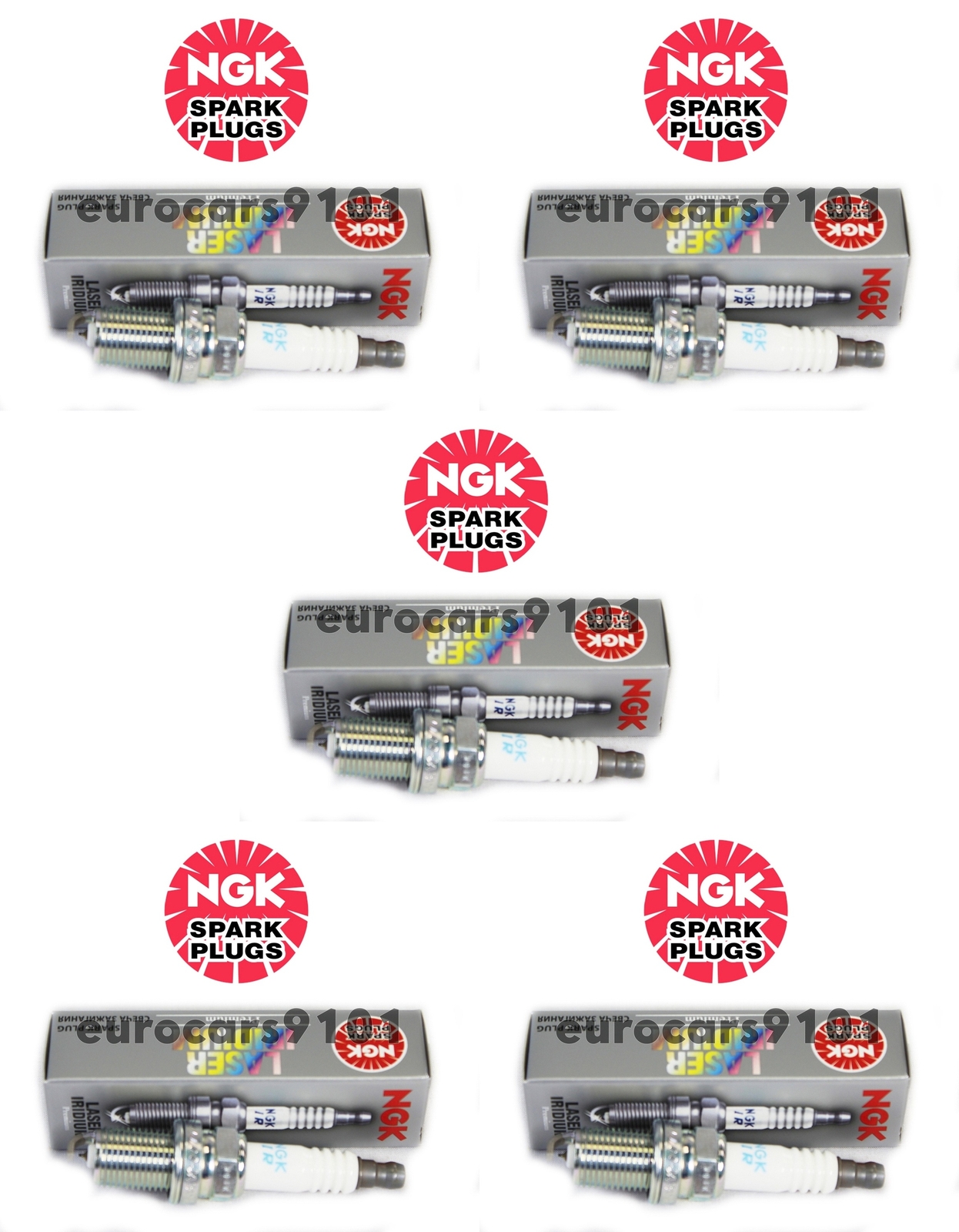 BMW X3 NGK Spark Plugs 5344 0031599703 Set of 5