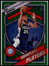 2020-21 Donruss #7 Ben Simmons Complete Players Green Flood