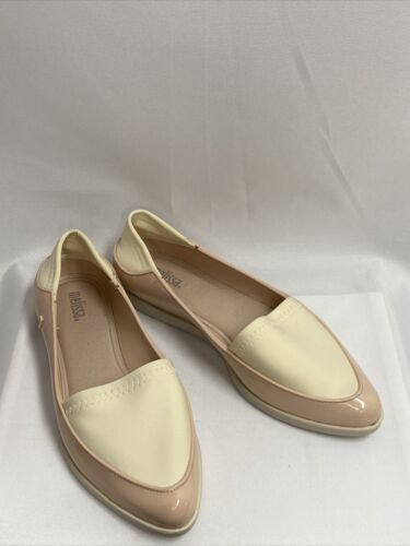 Melissa Space Sport Scented Neoprene Jelly Slip On Loafers Size 8 Pink Cream - Picture 3 of 7