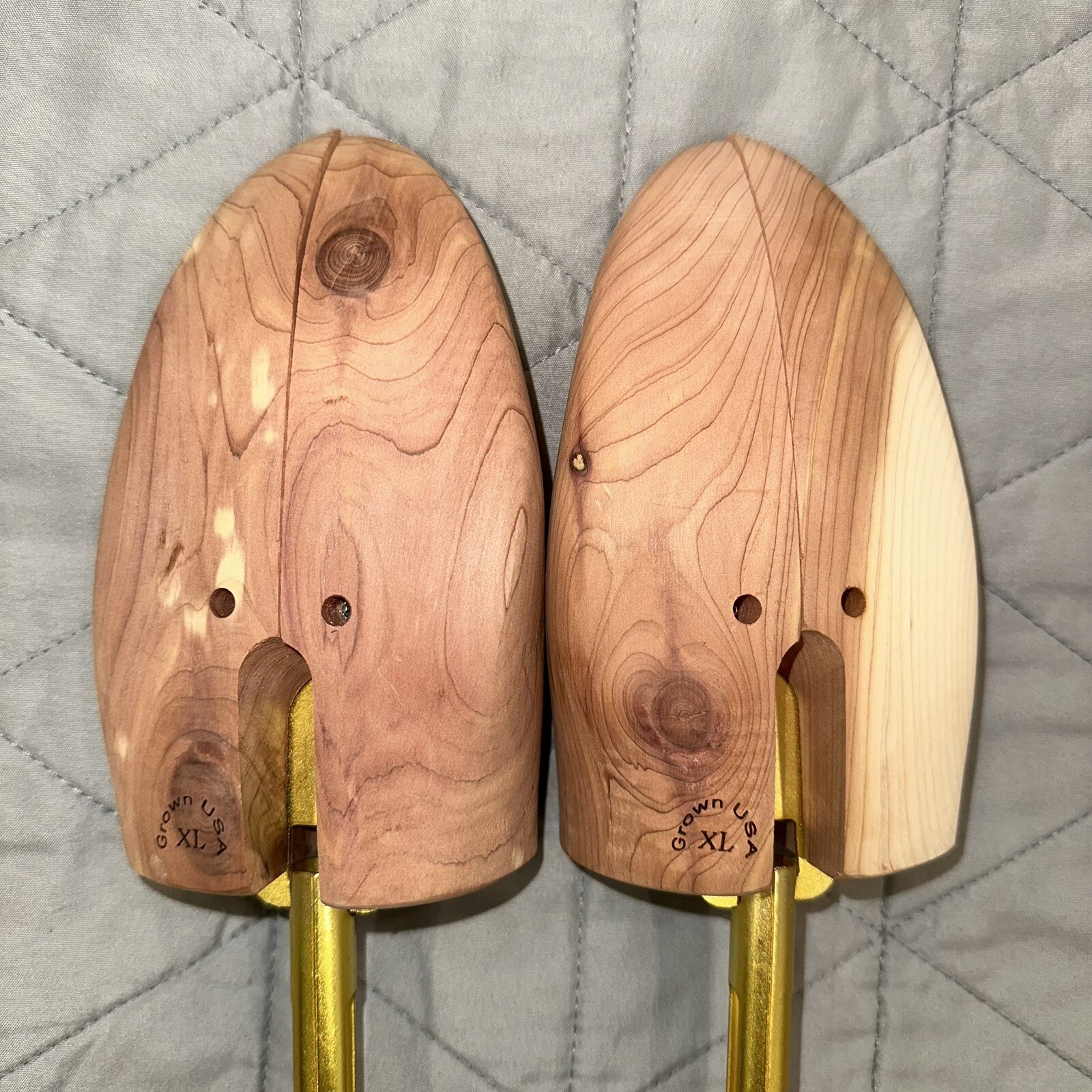 Stratton Cedar Wood Pair Men's XL Shoe Tree Grown In USA