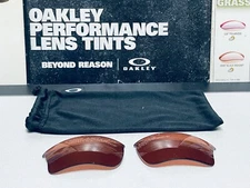G1N without tags Oakley Flak Jacket 10 XLJ VR28 Black Iridium Polarized lens set