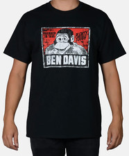 Ben Davis Men's Vintage Gorilla Logo Cotton Short Sleeve T-Shirt Black