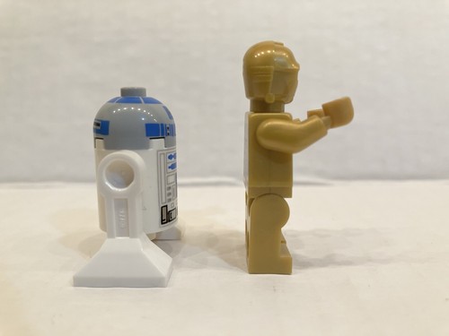 Lot of 2 Lego Star Wars Minifigures C-3PO & R2-D2 from set 8092 - Picture 5 of 5