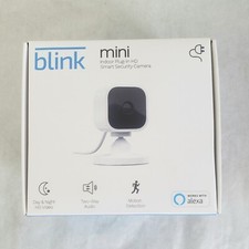 Blink Mini Compact Indoor Plug-in Smart Security Camera HD Motion Detection