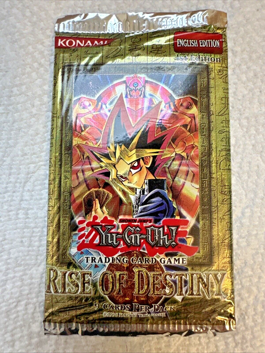 遊戯王　rise of destiny ライズオブデスティニー　未開封　5パック 遊戯王 rise of destiny ライズオブデスティニー 未開封 5パック