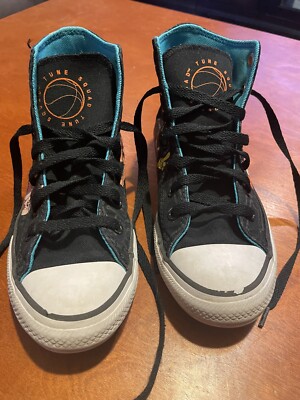 Chuck Taylor Converse All Star Space Jam YOUTH Sneaker SZ 2 #372486F PREOWNED