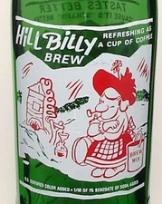 Hill Billy Brew / 'Lil Brown Jug; (c)M.C.S.C., 1965; 2-color ACL soda pop bottle