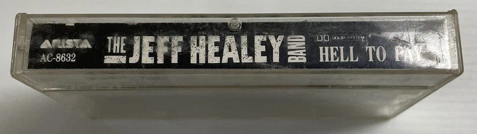 The Jeff Healey Band Hell To Pay Music Cassette Tape AC-8632 Arista 1990 OG - Image 3 of 4