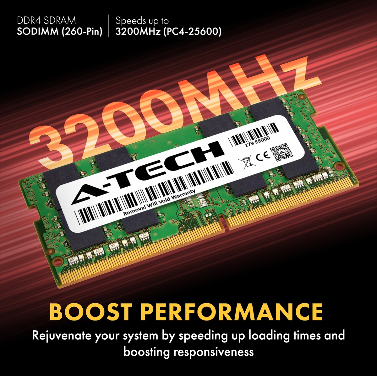 A-Tech 16GB PC4-25600 SODIMM Memory RAM For Dell Precision 5540 Ab371022 Equivalent