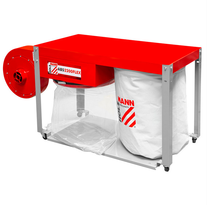 Holzmann Dust Extractor Low Level ABS2200FLEX Under Bench - 2200w 16amp