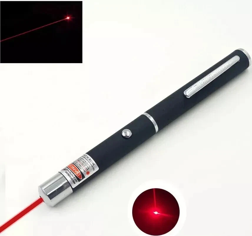 USA Laser Pointer Red 5mW High Power Pen Beam Light New - Image 2 of 4